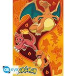 Poster Maxi Pokémon Type Feu