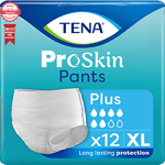 TENA ProSkin Pants Plus  - Extra Large -  1 Pack of 12 - 12 Incontinence Pants