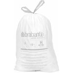 Brabantia - Accessoires de ménage sac poubelle perfectfit, code h, 50 60L 10 sacs par rouleaux white