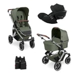 ABC DESIGN Olive i-Size Black Salsa 4 Air barnevogn Collection 2024 inkl. cybex GOLD Cloud G babystol Plus Moon Plus og adapter