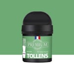 Peinture Tollens premium murs, boiseries et radiateurs vert d'été velours 50ml