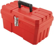 Akro-Mils 9514 14-Inch ProBox Plastic Tool Box, Red