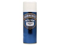 Hammerite Direct To Rust Smooth Finish Aerosol White 400Ml HMMSFWAERO