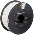 Amazon Basics Filament PLA pour imprimante 3D, 1.75 mm, Blanc, Bobine, 1 kg