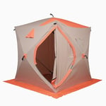 Nologo CKQ-KQ Tente de camping 2 personnes Tente à dos double couche légère imperméable à l'eau coupe-vent randonnée escalade 180 x 180 x 200 cm