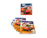 ATOSA pack 10 serviettes 33x33 cm hot wheels