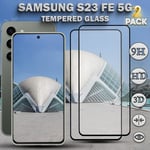 2-Pack Samsung S23 FE 5G - 9H Härdat Glass - Super Kvalitet 3D