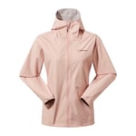 Berghaus Women's Deluge Pro 3.0 Shell Rain Jacket | Durable | Breathable Coat, Cavern Pink, 10