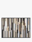 Wash and Dry Mikado Stripe Door Mat, Neutral