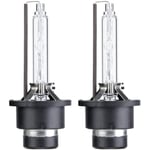 2 pièces D2S 35W Phare Xénon de Voiture 85V ac HID,Ampoules de Remplacement de Lampe au Xénon 6000K D2R - Douille P32d-3 (Blanc froid) - Sjlerst