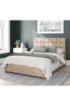 Sinatra Upholstered Ottoman Storage Bed, Kimiyo Linen Fabric