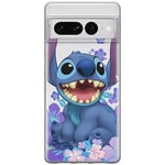 ERT GROUP Coque de téléphone Portable pour Google Pixel 7 Pro Original et sous Licence Officielle Disney Motif Stitch 001 Parfaitement adapté à la Forme du téléphone Portable, partiel imprimé