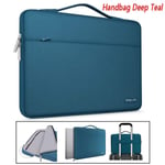 (2018–2022 Mac Air 13 Handbag Deep Teal) Kannettavan tietokoneen laukku 13 14 15,6 tuuman kantolaukku 2021 2020 Macbook Air Pro M1 Lenovo HP Dell Asus Acer Huawei kannettavan tietokoneen suojakuoret ja -kuoret