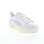 Puma Mayze Thrifted 38986101 Womens White Lifestyle Trainers Shoes