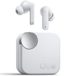 CMF by Nothing Buds Wirelesss earphones with 42 dB ANC, Transparency mode, Ultra Bass Technology 2.0, HD Audio by DIRAC, IP54 Dust and Water resistance and Dual-device connection - Light Grey