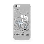 ERT GROUP mobile phone case for Apple Iphone 5/5S/SE original and officially Licensed Disney pattern Winnie the Pooh and friends 008 adapted to the shape of the mobile phone, case made of TPU