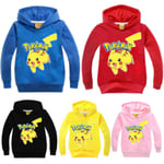 Kids Boys Pokemon Printed Sweat Coat Outwear Black 100 Cm