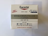 Eucerin Hyaluron-Filler 3 x Effect Day Cream SPF15 Dry Skin 50ml Anti-Age