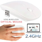 Wireless 2.4G USB Receiver For PC Computer Laptop Mac Slim Mouse Cordless Mice