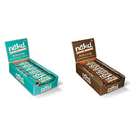 Nakd Salted Caramel Natural Snack Bars - Vegan Bars - Healthy Snack - Bars 35 g (Pack of 18) & Cocoa Orange Natural Snack Bars - Vegan Bars - Healthy Snack - Gluten Free Bars 35 g (Pack of 18)