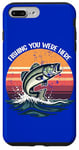 Coque pour iPhone 7 Plus/8 Plus Vintage Fishing You Were Here : des jeux de mots qui accrochent le cœur de papa