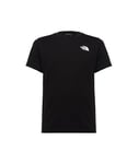 THE NORTH FACE NF0A86XHOGF1 M Foundation Graphic Tee S/S - EU T-Shirt Homme TNF Black/Optic Blue Taille L