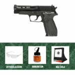 Sig Sauer P226 Metal Slide 6mm Fjäderpistol Startpaket med Måltavla