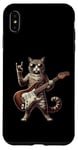 Coque pour iPhone XS Max Retro Cat Rock Music Men Kids Women Funny Kitten Cat Rock