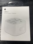 Genuine Apple 20W USB-C Power Adapter - White (One Year Warranty )