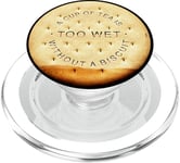 Funny Biscuit Joke is Fun for Biscuit Lover or Tea Drinker PopSockets PopGrip for MagSafe