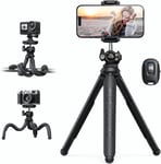 Lamicall Mobile Phone Tripod, Flexible Camera Tripod - Mini Cellphone Tripod for