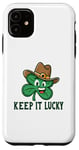 Coque pour iPhone 11 Texas Green St. Patrick's Day Style - Keep It Lucky Shamrock