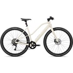 Hybridi Sähköpyörä Orbea Vibe Mid H30 Ivory White Gloss m