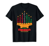 Kinara Seven Candles Principles Of Kwanzaa Happy Kwanzaa T-Shirt