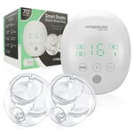 VORSPRUNG® Double Electric Breast Pump wearable - Quietest hands free breast pump, 2 modes and 16 levels for perfect pumping, double electrical breast bump pump with LCD display with light (24mm)…