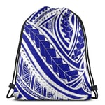 ghjkuyt412 Drawstring Bags Fabric Polynesian Tattoo Unisex Drawstring Backpack Sports Bag Rope Bag Big Bag Drawstring Tote Bag Gym Backpack in Bulk