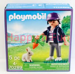 Playmobil ® 70289 Homme avec lapin blanc / Boîte Milka / Neuf - New - nuevo