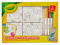 Crayola Colour in Canvases Set