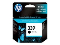 HP 339 - 21 ml - noir - original - cartouche d'encre - pour Officejet 63XX, K7100; Photosmart 2575, 2610, 2710, 8050, 8150, 8450, D5160, Pro B8350