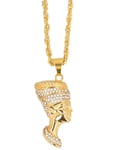 Elegant Guldfärgat Kleopatra Smycke med Sten