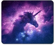 Unicorn Space Stars Purple Pink Mouse Mat Pad Art Magical Gift Computer 14344 U