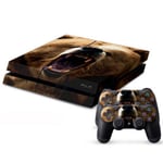 Ps4 Skins / Playstation 4 Dekal - Rytande Björn