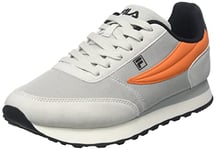 FILA Homme PRATI Basket, Nimbus Cloud-Celosia Orange, 42 EU