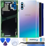 Vitre Arrière Pour Samsung Galaxy Note 10+ Plus N976f Coque Cache Batterie + Kit Outils Guide De Réparation -Origine Glow