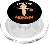 I Am The Mummy Shirt Matching Halloween Costume Mom PopSockets PopGrip for MagSafe