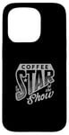 Coque pour iPhone 15 Pro Cafetière Barista Cafetière pour amateurs de caféine