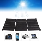 21W 5V 12V ETFE Foldable Solar Panel Charger Portable Phone Power Bank Sola FS