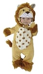 Rubies Déguisement Lion Safari pour garçon et fille, taille bébé 1 à 2 ans, combinaison avec queue et bonnet tête de lion, original Halloween, Noël, carnaval et anniversaire