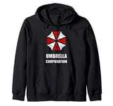 Funny Gamer Umbrella Corporation Evil Zombie Apocalypse Geek Zip Hoodie