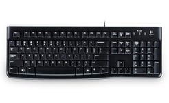 Logitech Keyboard K120 for Business clavier Bureau USB QWERTY Italien Noir